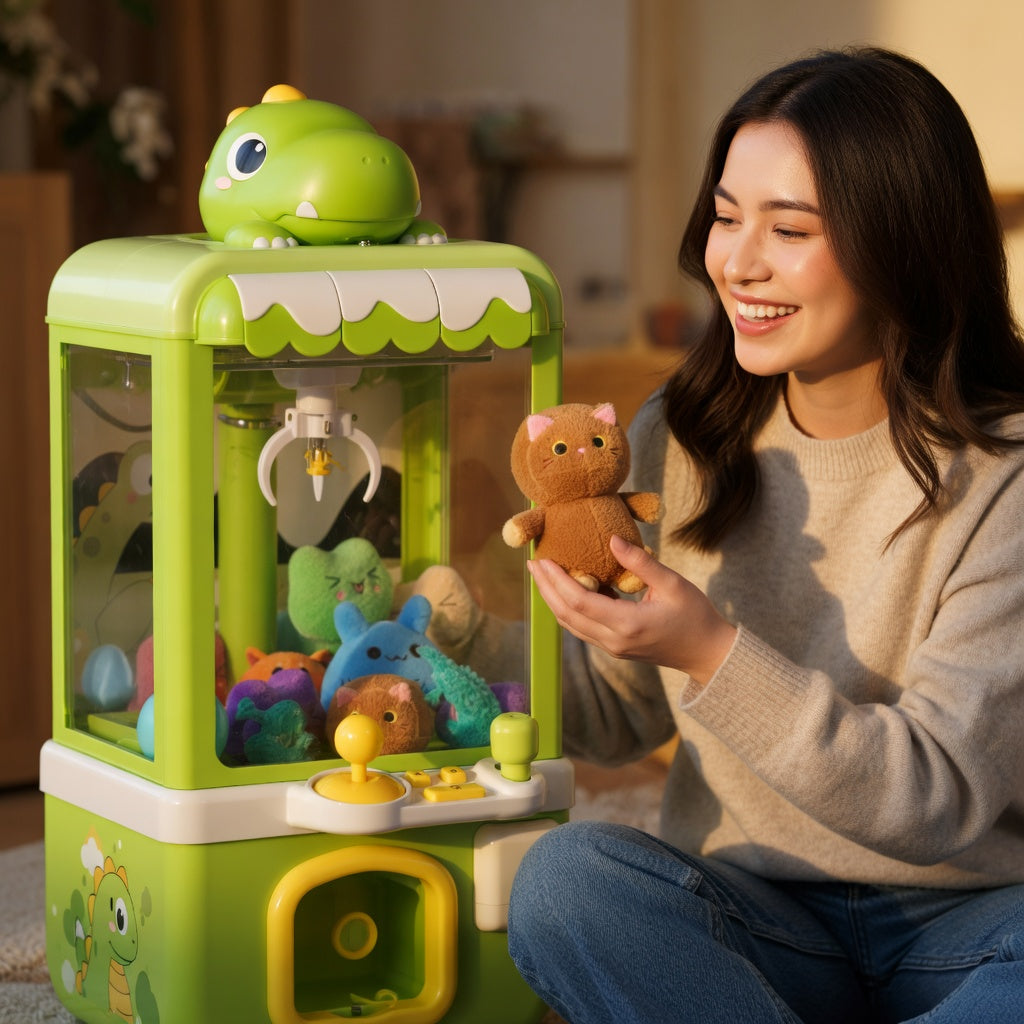 Dinosaur Claw Machine Game for Kids & Adults